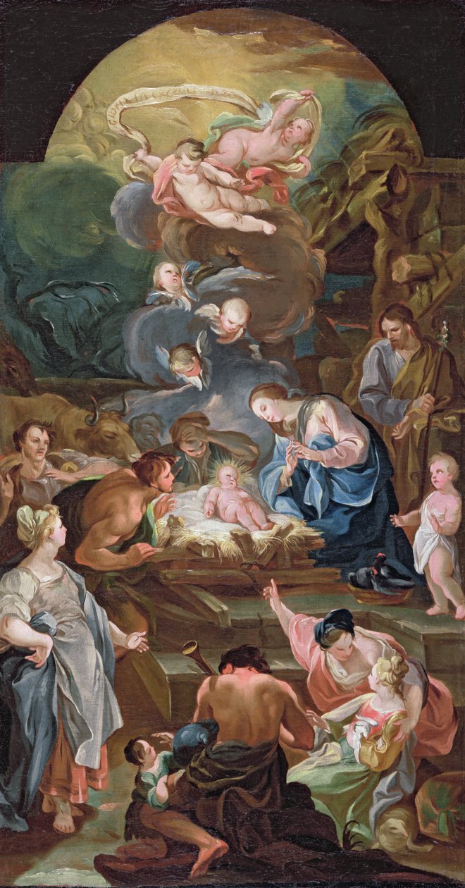 Adoracja pasterzy, połowa XVIII wieku (zob. 200956) autorstwa Antonio the Elder Gonzalez Velazquez