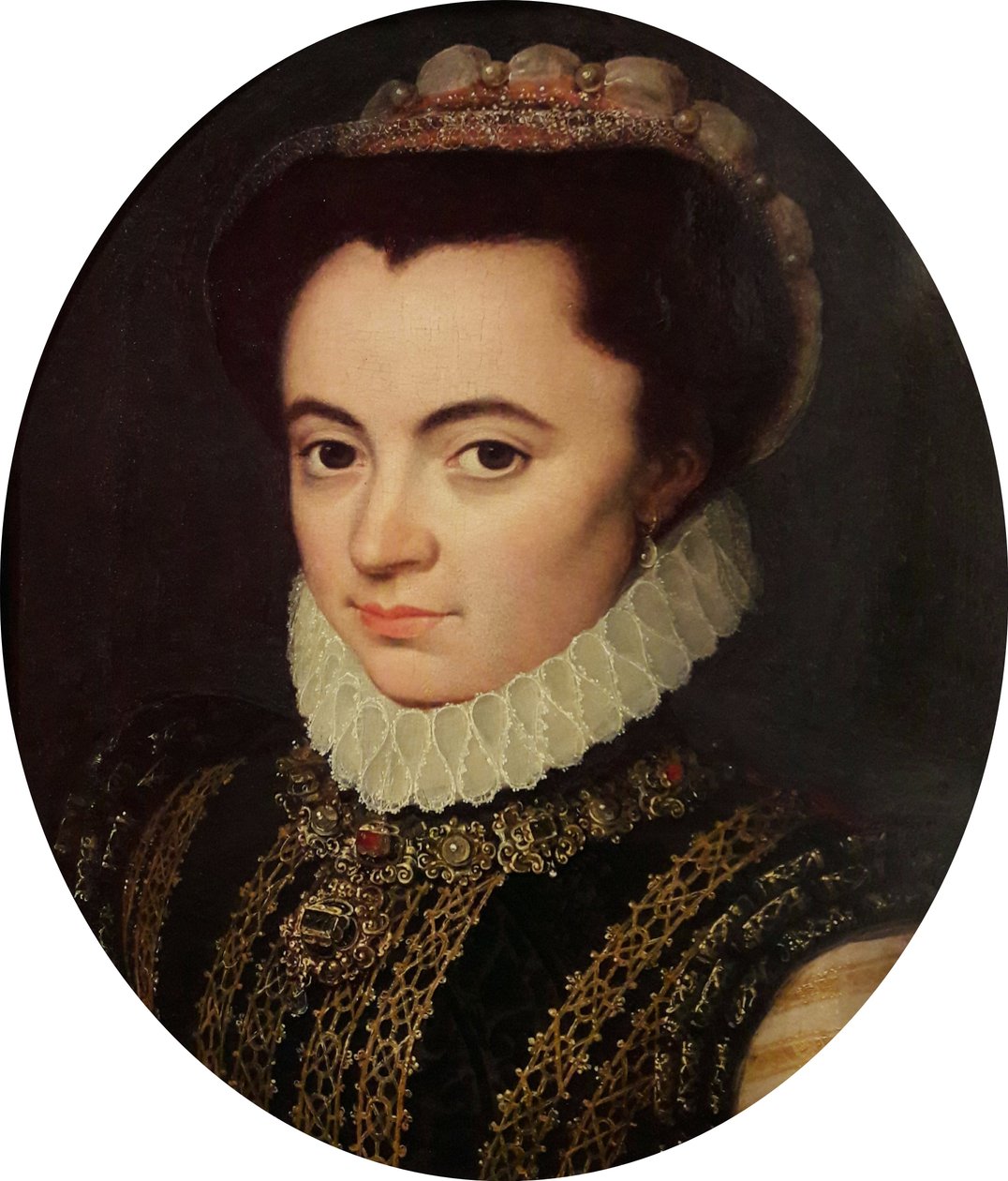 Portret Marii Portugalskiej, księżnej Parmy (1538-1577) autorstwa Antonis Mor