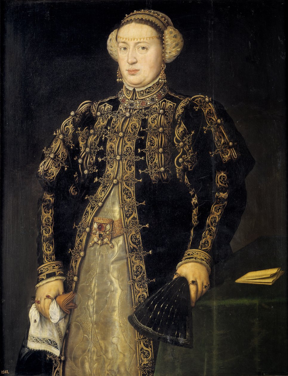 Katarzyna Austriacka 1507-1578, królowa Portugalii, 1552-1553 autorstwa Antonis Mor