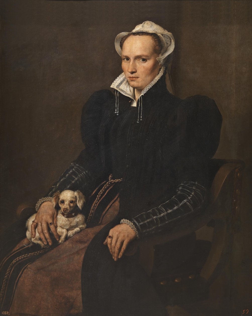 Portret nieznanej kobiety autorstwa Antonis Mor
