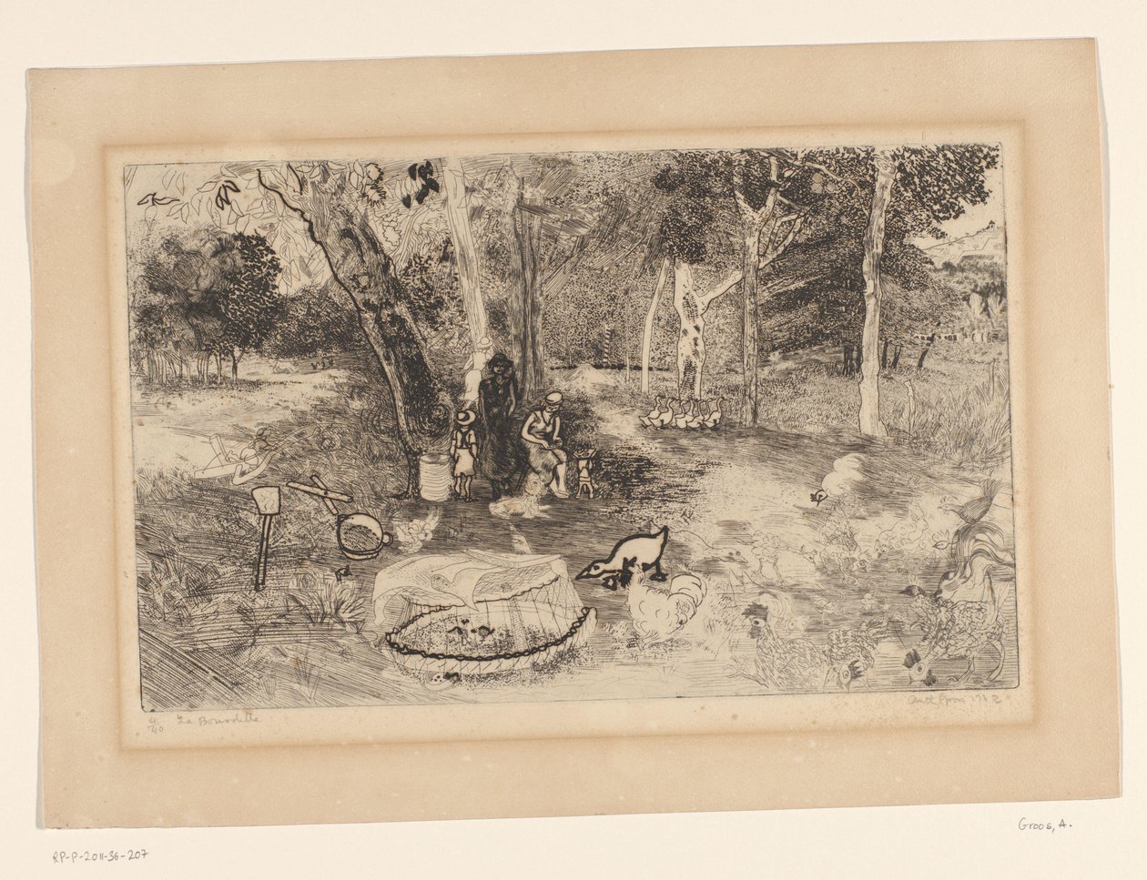 La Bourdelle (oryginalny tytuł na obiekcie) autorstwa Antony Groos (signed by artist)