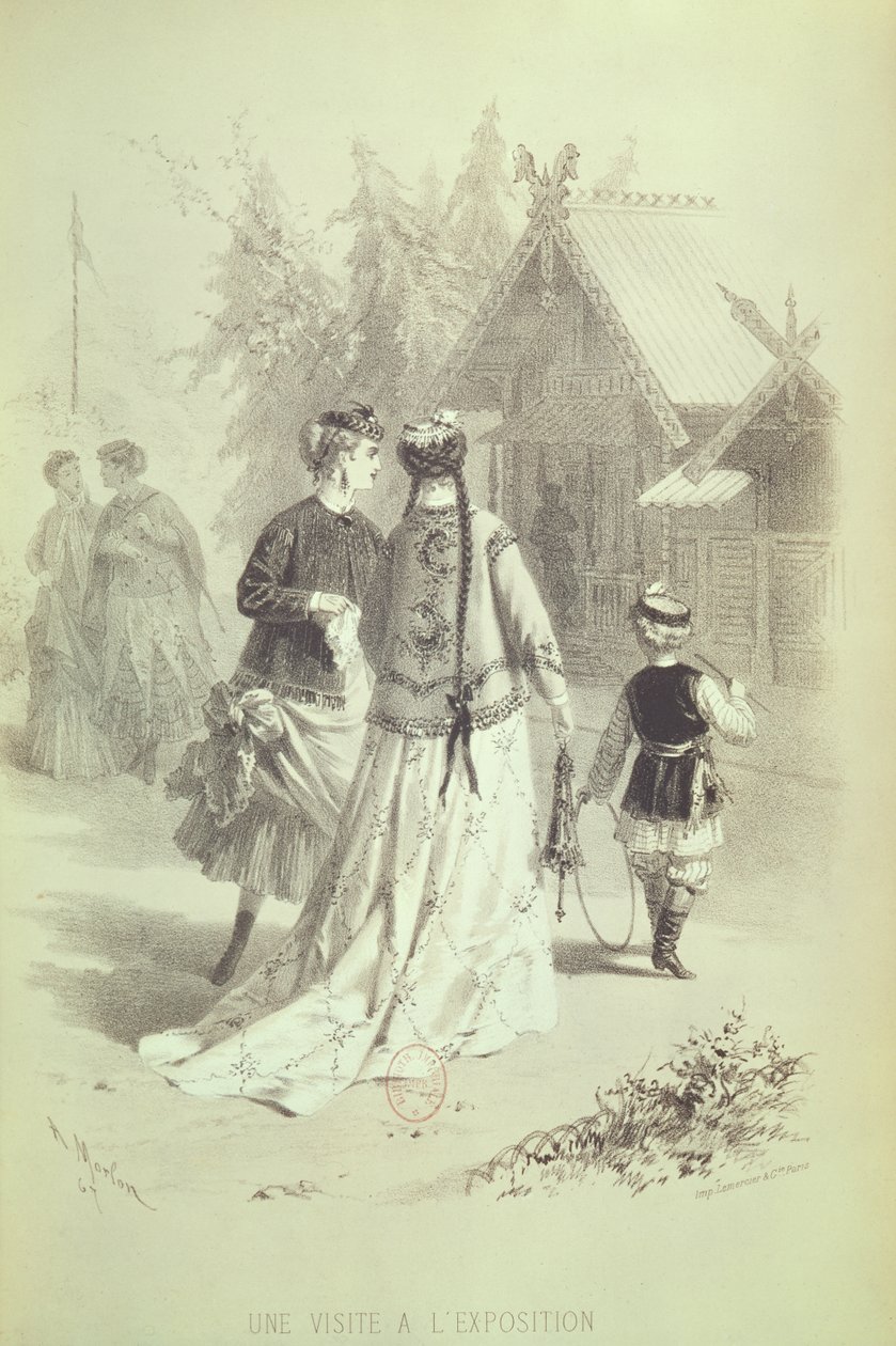 Wizyta na Wystawie Powszechnej w Paryżu w 1867 r. autorstwa Antony Paul Emile Morlon