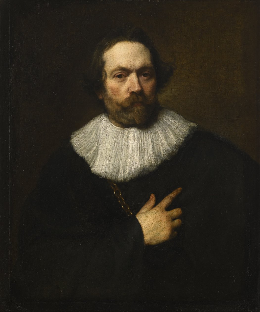 Portret brodatego mężczyzny autorstwa Anthony van Dyck