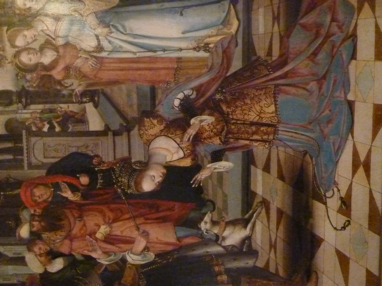 Estera i Aswerus; Adam i Ewa autorstwa Antwerp School