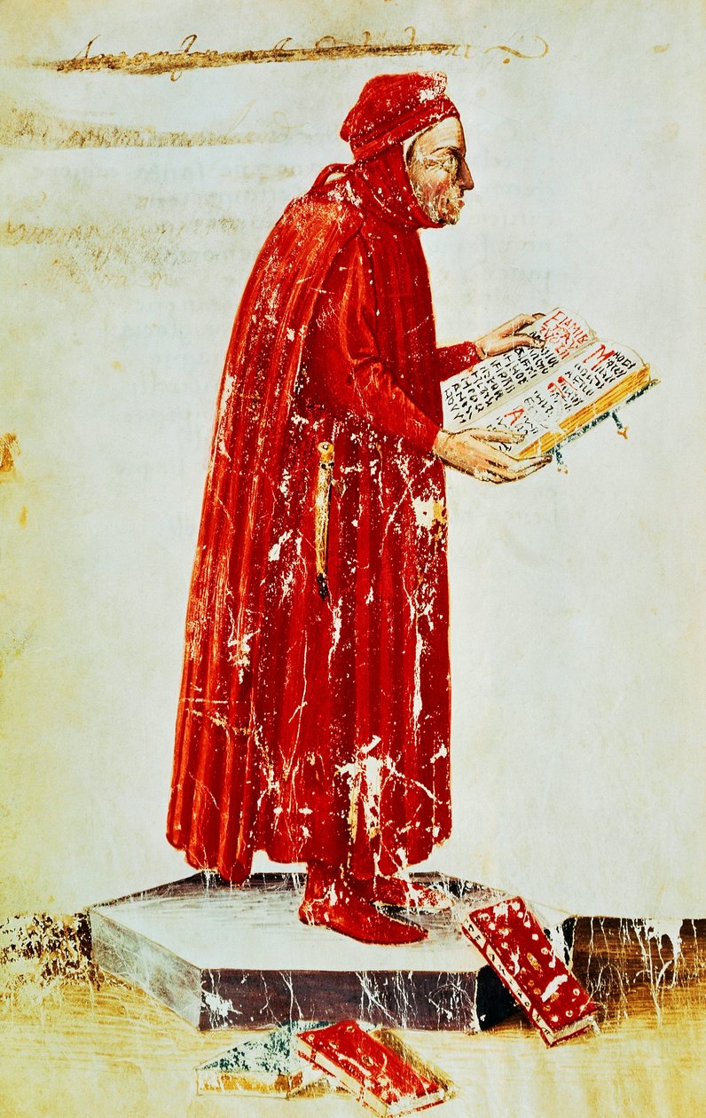 Portret Lino Coluccio Salutati (Stignano autorstwa Apollonio di Giovanni di Tommaso
