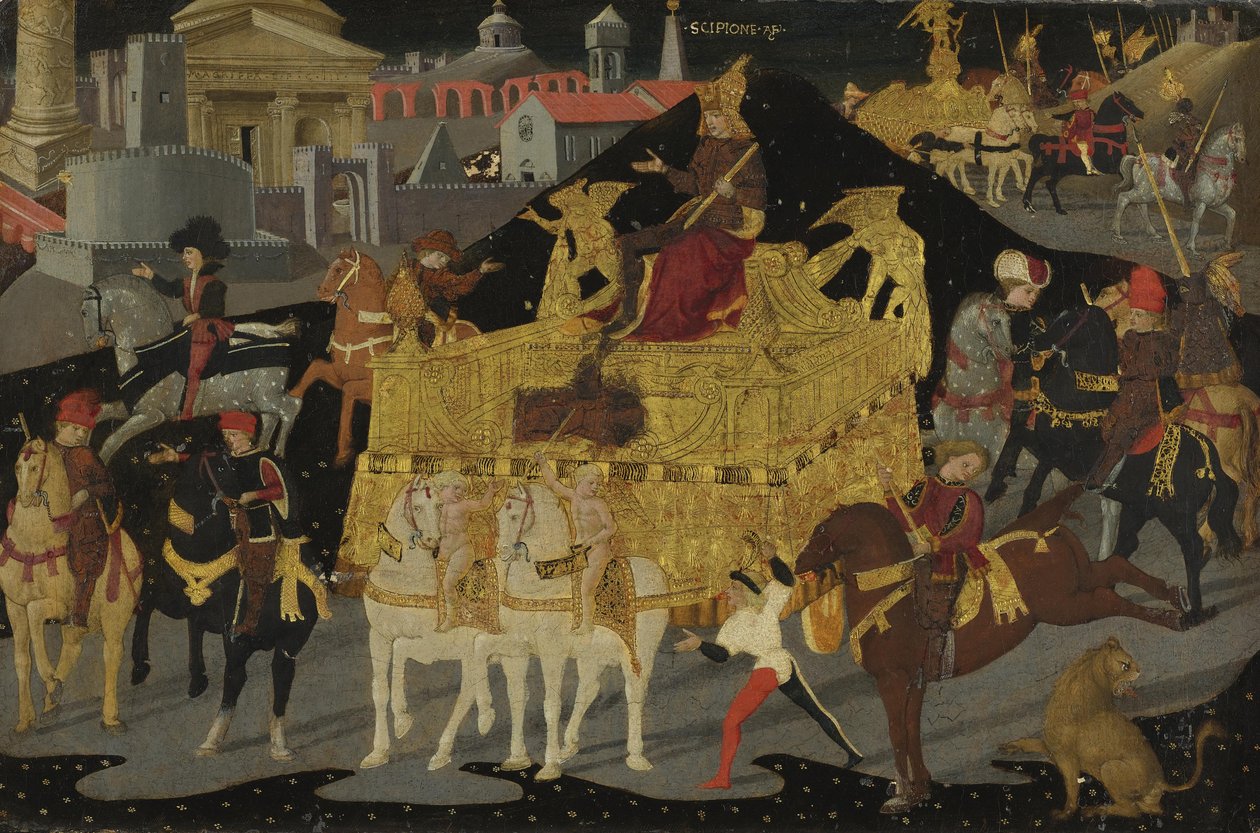 Triumf Scypiona Afrykańskiego autorstwa Apollonio di Giovanni di Tommaso