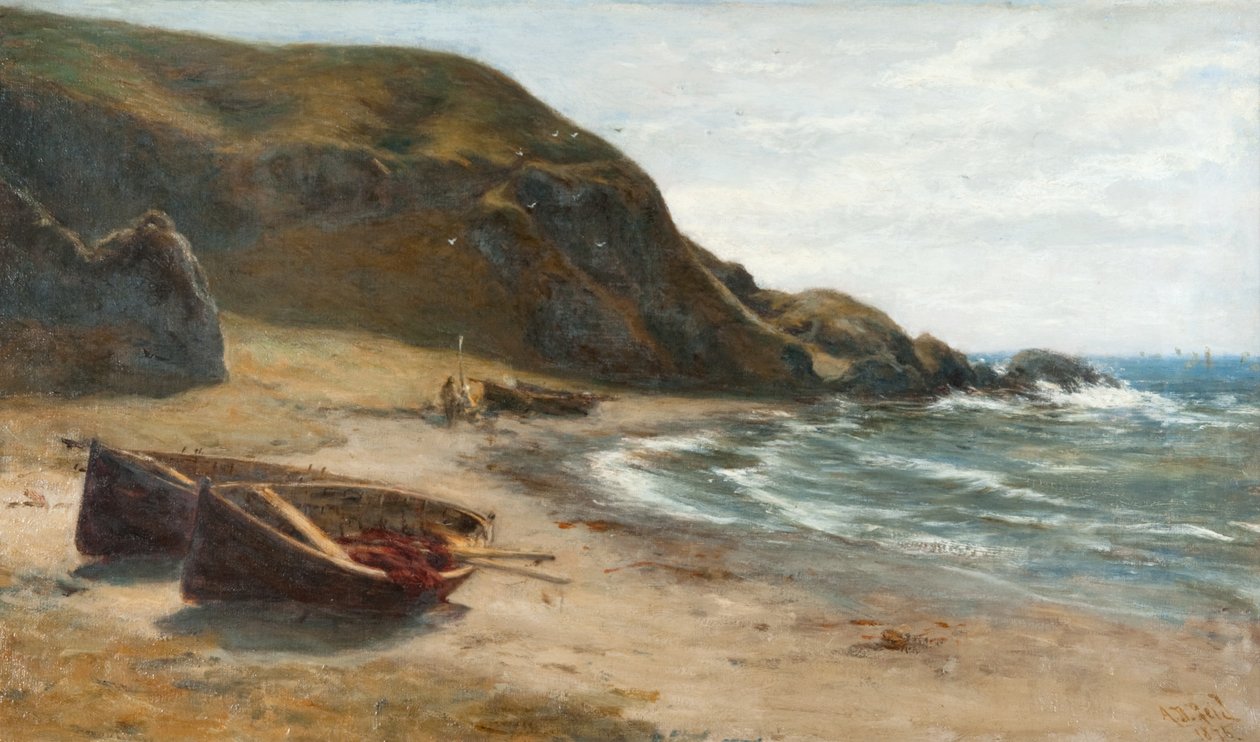 Scena przybrzeżna autorstwa Archibald David Reid