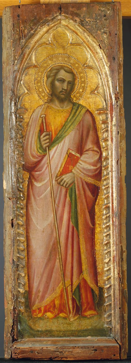 Święty, prawdopodobnie Jakub Większy, 1384-85. autorstwa Aretino Luca Spinello or Spinelli