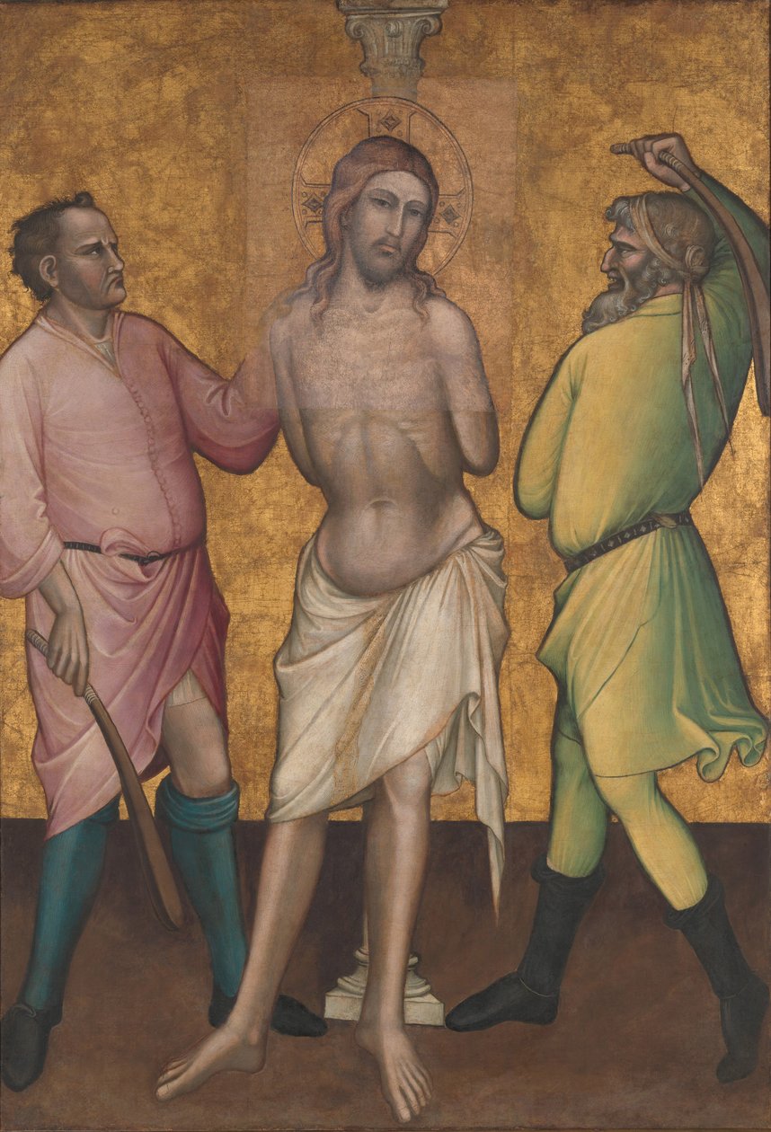 Biczowanie, ok. 1395-1400 autorstwa Aretino Luca Spinello or Spinelli