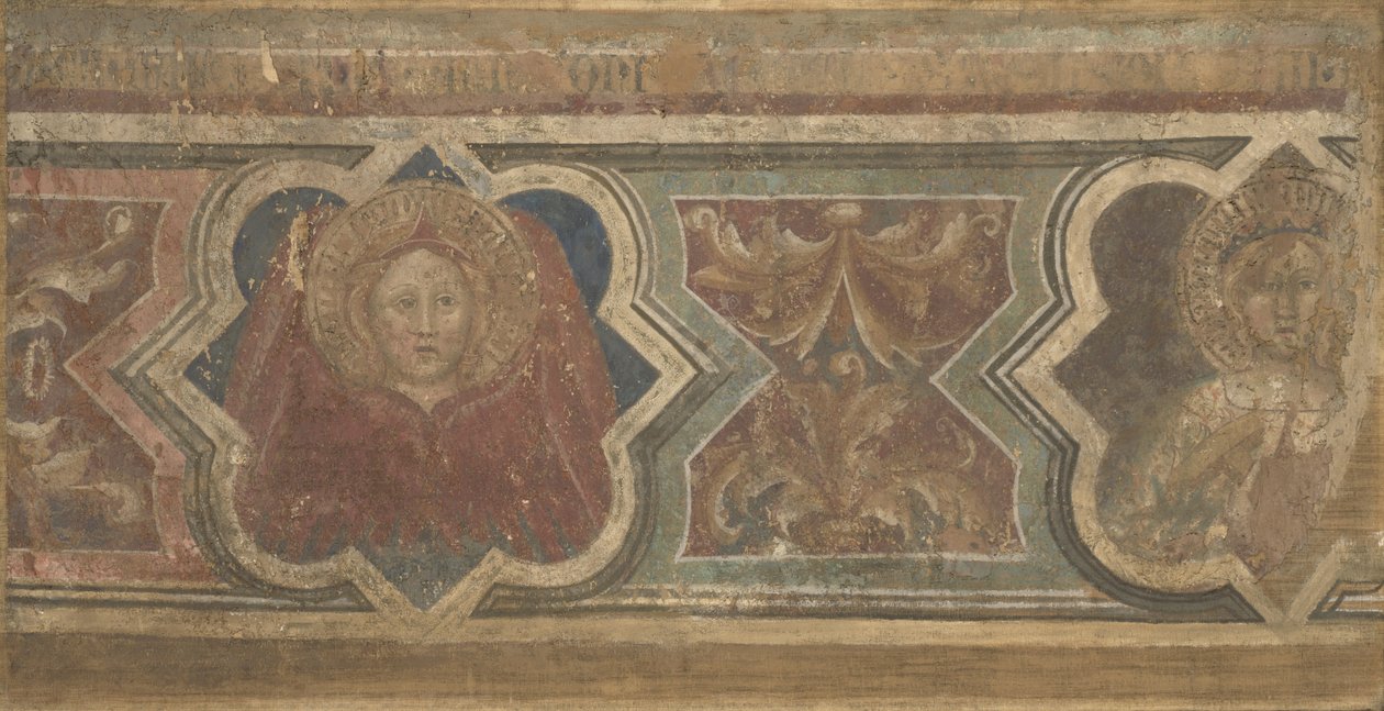 Obramowanie ozdobne, ok. 1390 autorstwa Aretino Spinello