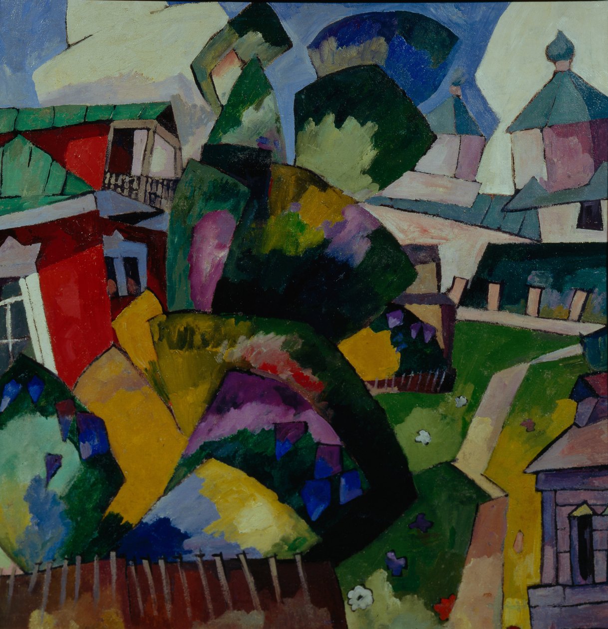 Krajobraz, 1900-1910 autorstwa Aristarkh Vasilievic Lentulov