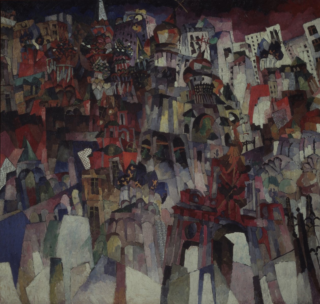 Moskwa, 1913 autorstwa Aristarkh Vasilievic Lentulov