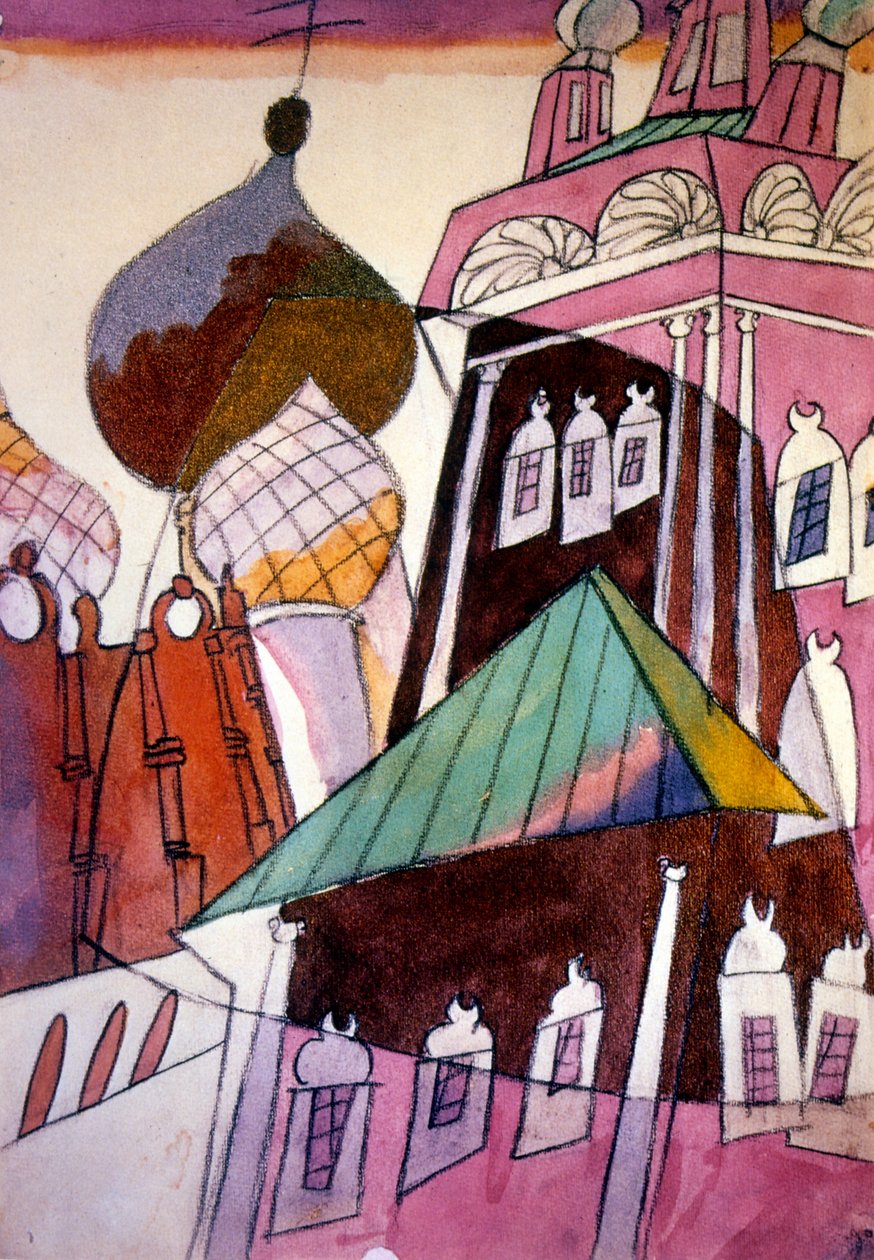 Klasztor Nowodziewiczy, znany również jako klasztor Bogoroditse-Smolensky autorstwa Aristarkh Vasilievic Lentulov