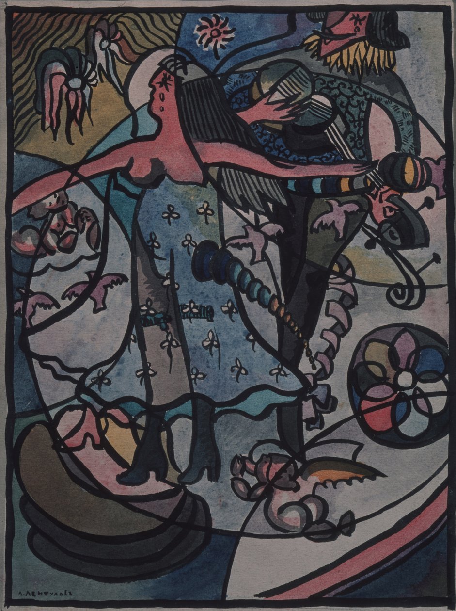 Nadzieja na statek, 1915 autorstwa Aristarkh Vasilievic Lentulov