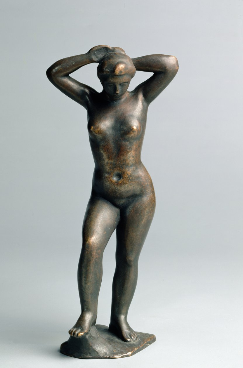 Kąpiący się, ok.1898 (brąz) autorstwa Aristide Maillol