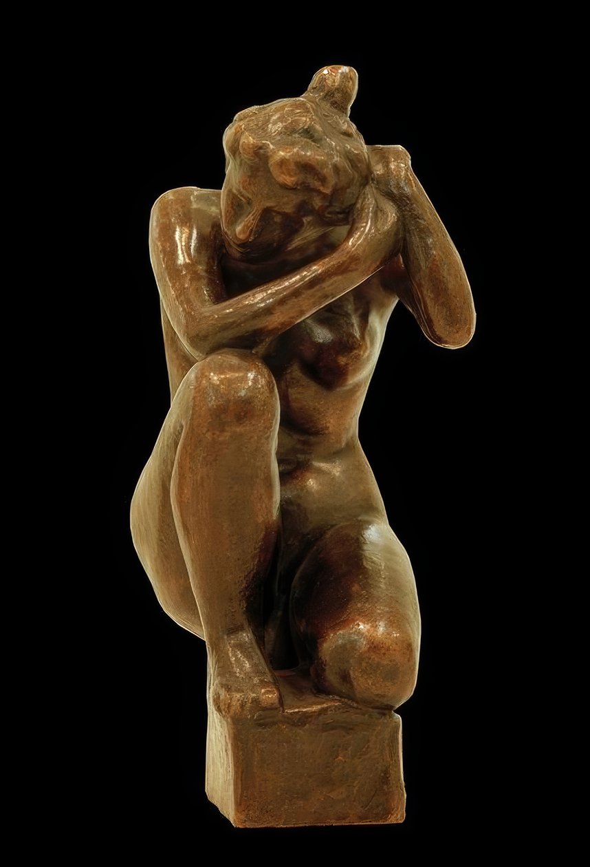 Przyczajona dziewczyna autorstwa Aristide Maillol
