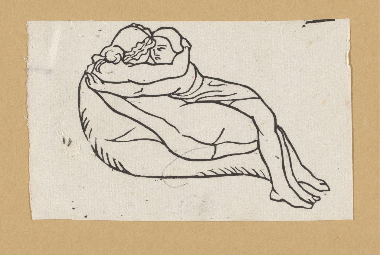 Daphnis und Chloë zusammen liegend autorstwa Aristide Maillol