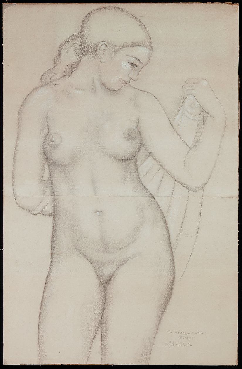 Dina z przodu, studium do „Harmonia” autorstwa Aristide Maillol