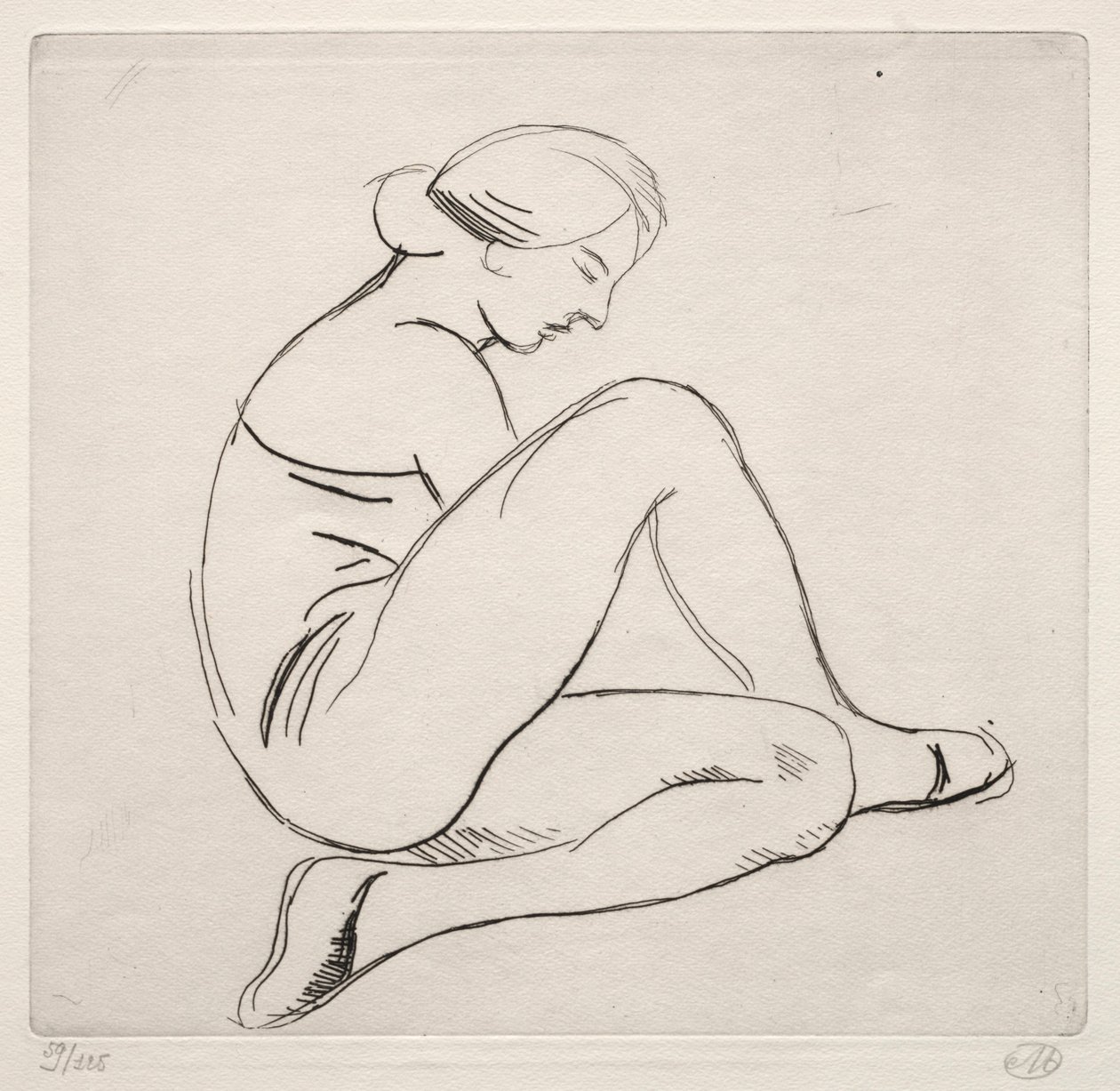 Kobieta siedząca autorstwa Aristide Maillol