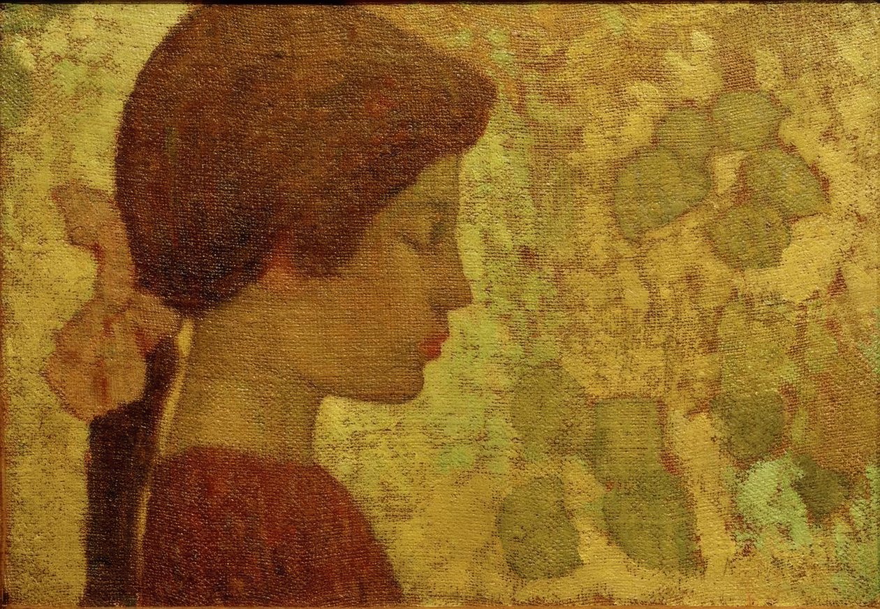 Dziewczyna w profilu autorstwa Aristide Maillol