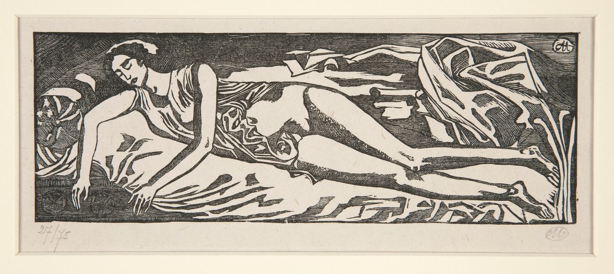 Leżąca kobieta autorstwa Aristide Maillol