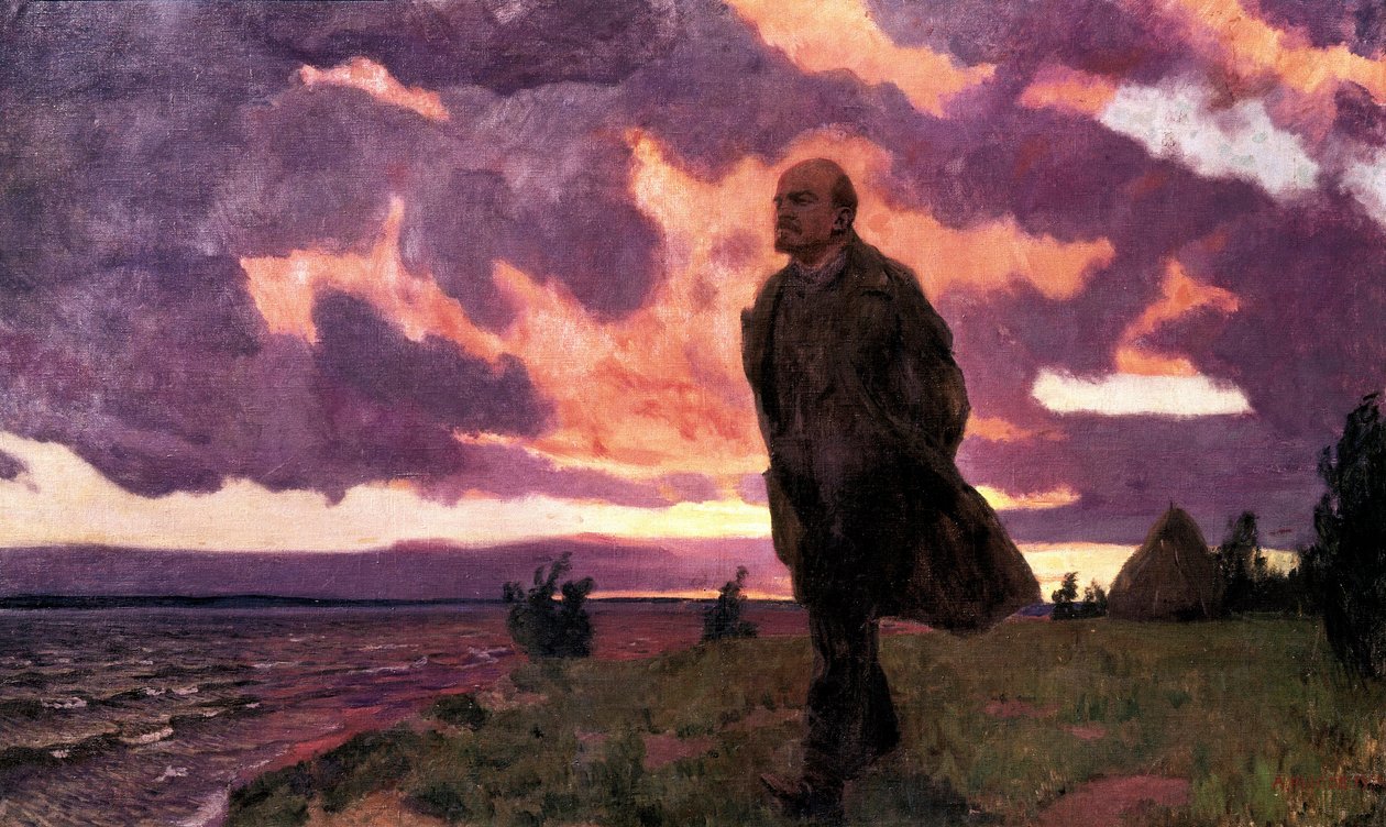 „Lenin i Razliw”, obraz Arkadego Aleksandrowicza Ryłowa autorstwa Arkadij Aleksandrovic Rylov