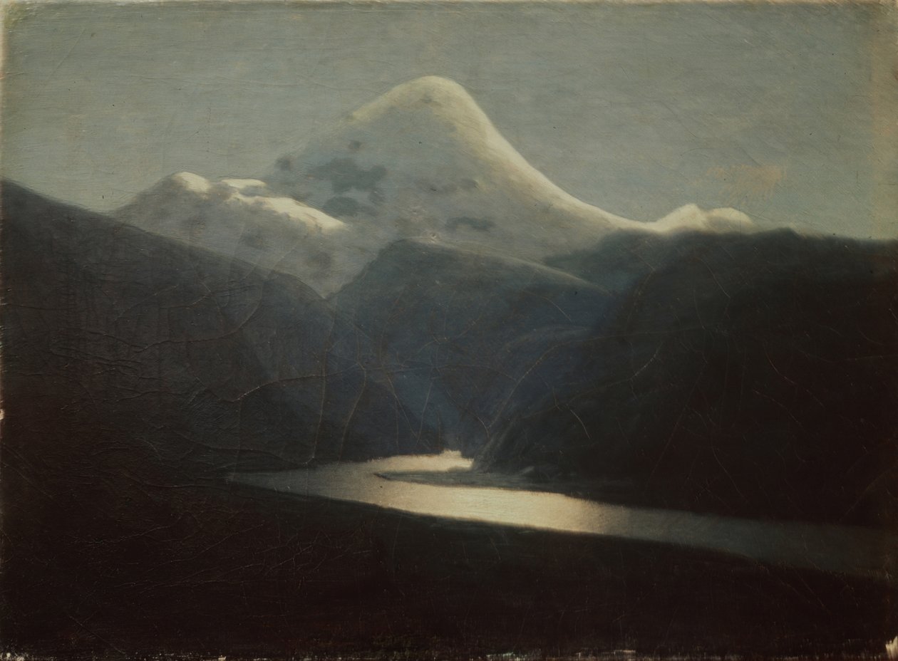 Na górze Elbrus, lata 70. XIX wieku autorstwa Arkhip Ivanovich Kuindzhi