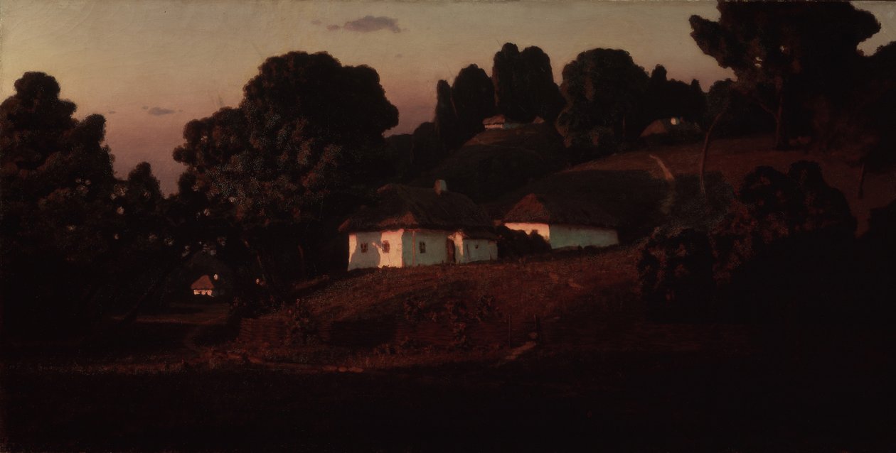 Wieczór na Ukrainie, 1878 autorstwa Arkhip Ivanovich Kuindzhi