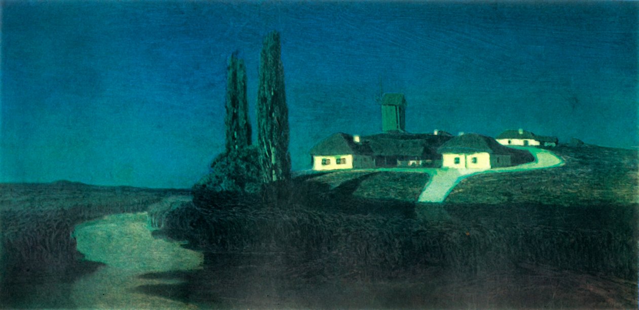 Noc na Ukrainie, 1876, 1965. autorstwa Arkhip Ivanovich Kuindzhi