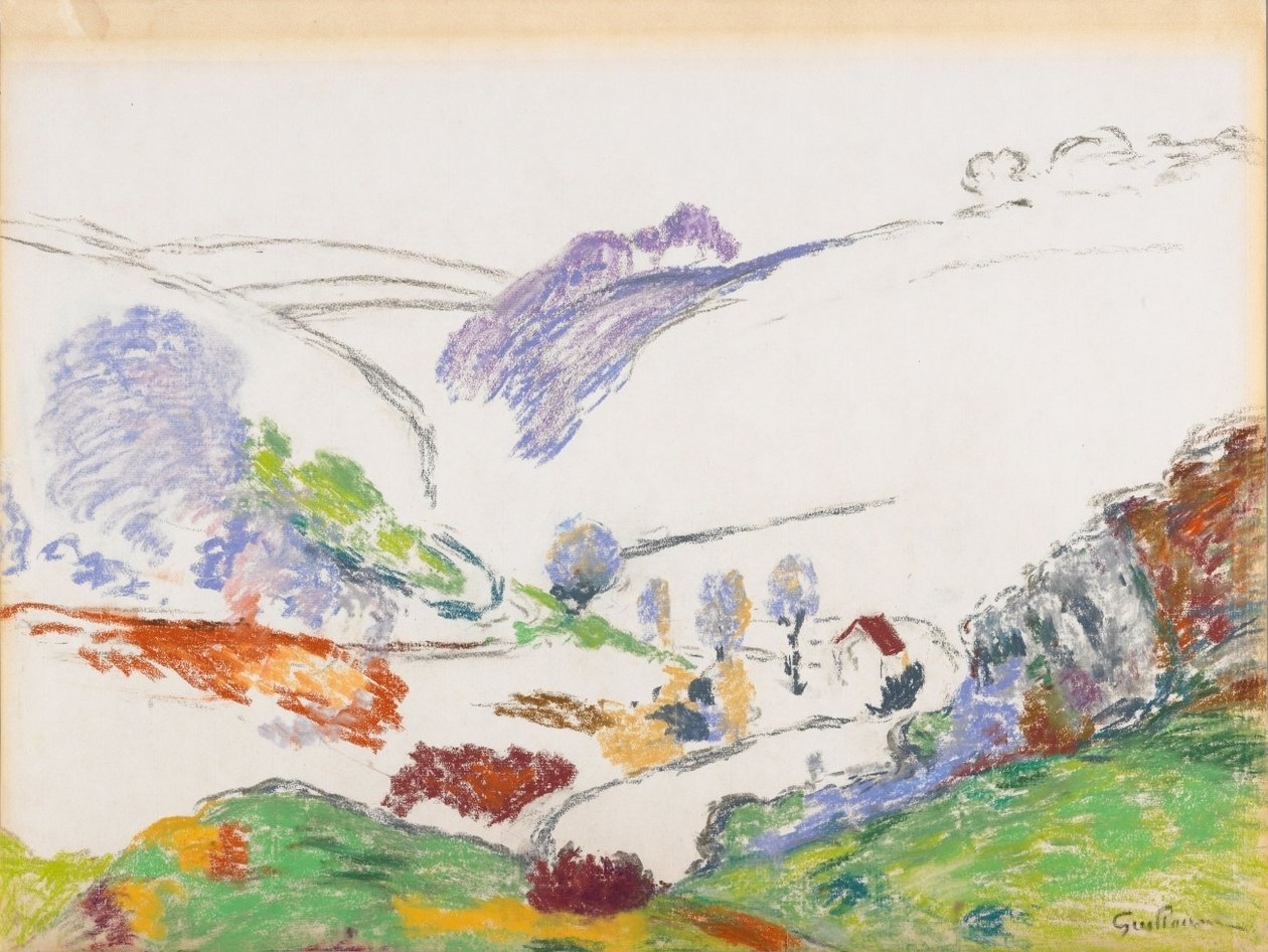 KRAJOBRAZ SŁOŃCA autorstwa Jean Baptiste Armand Guillaumin