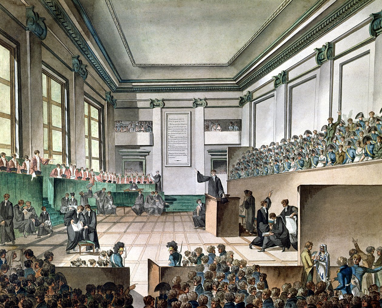 Proces afery cadouda, ok.1804 autorstwa Armand de Polignac