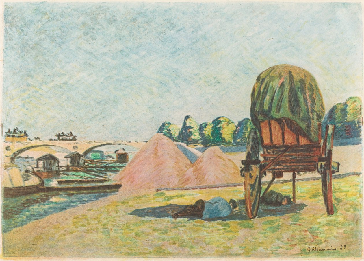 Krajobraz, 1882. autorstwa Armand Guillaumin