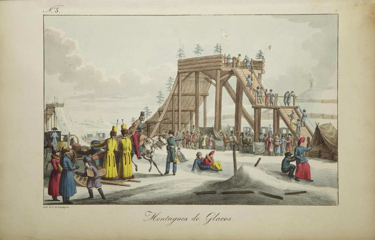 Rosyjska Góra Lodowa, 1817 autorstwa Armand Gustave Houbigant