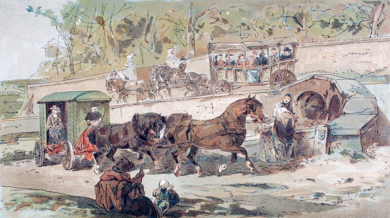 XVII-wieczna scena transportowa autorstwa Armand Jean Heins