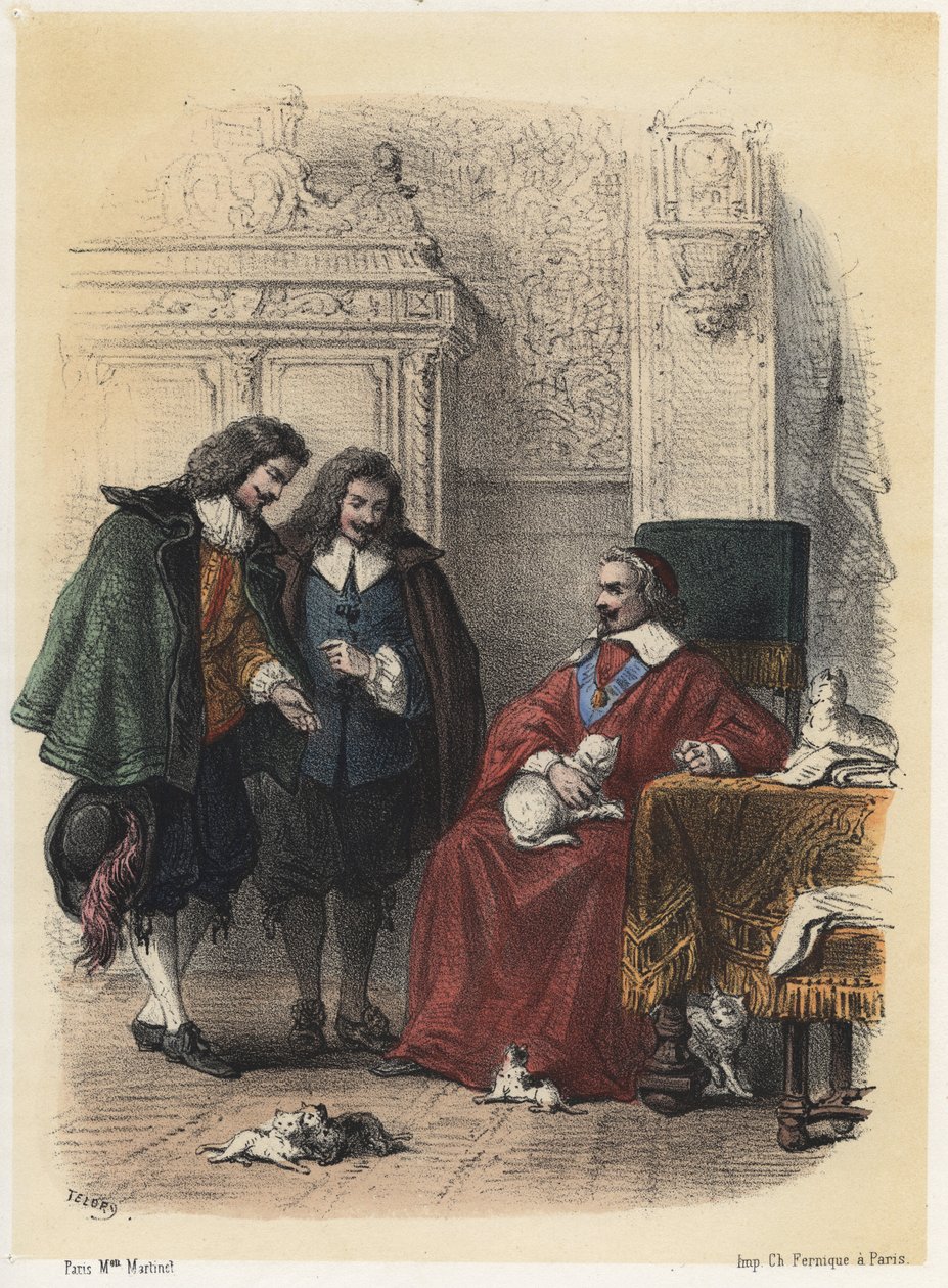 Kardynał Richelieu (Armand Jean du Plessis autorstwa Armand Louis Henri Telory