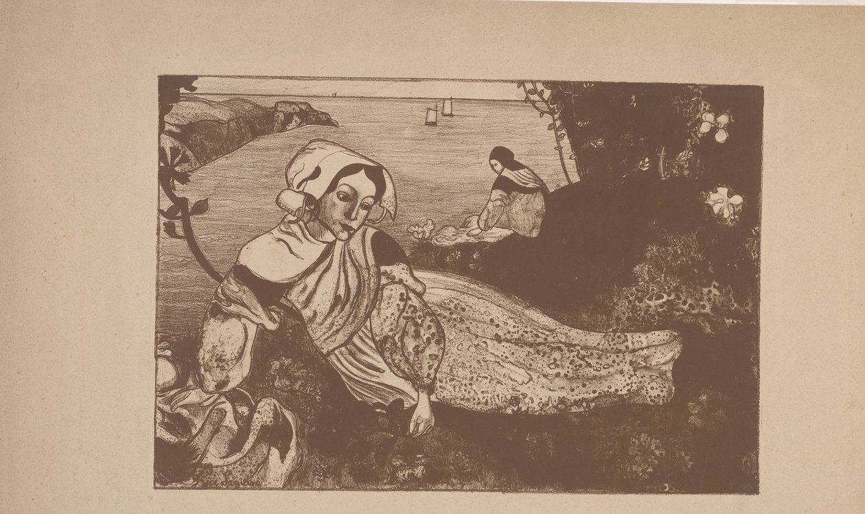 La Primavera (wiosna) 1894 (cynkograf) autorstwa Armand Séguin
