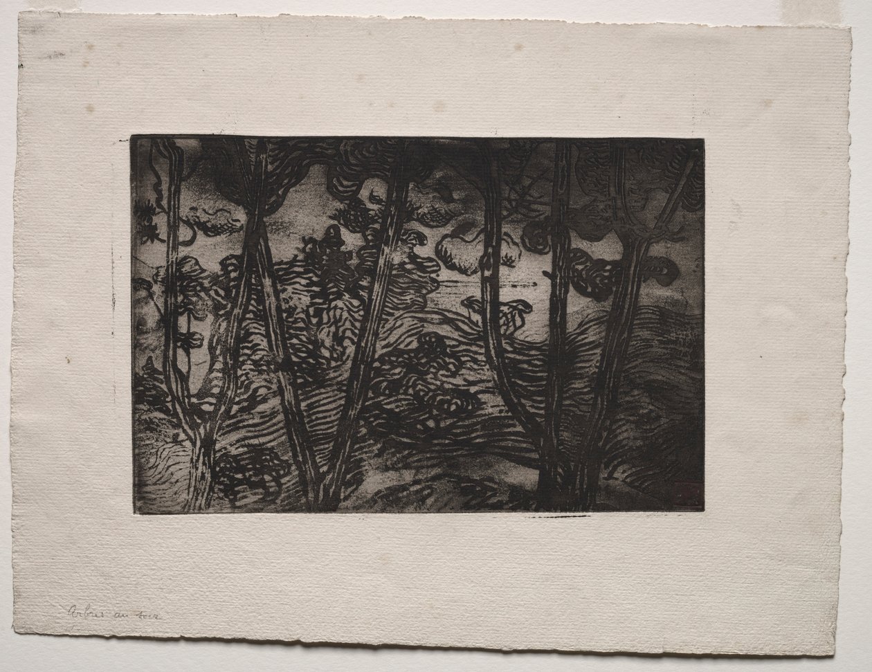 Drzewa w nocy, ok. 1894. autorstwa Armand Séguin