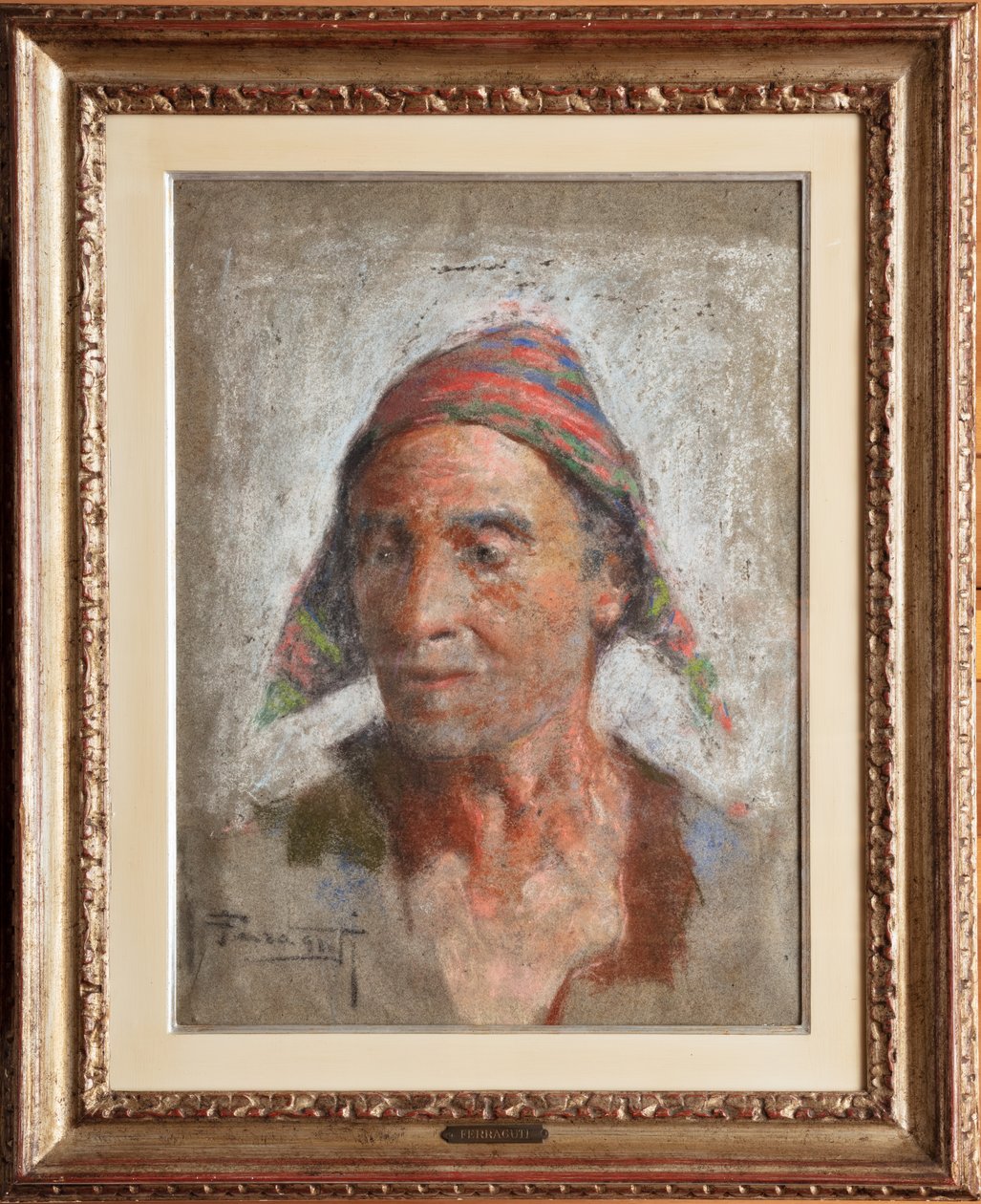 Aktor (pastel na płótnie) autorstwa Arnaldo Ferraguti