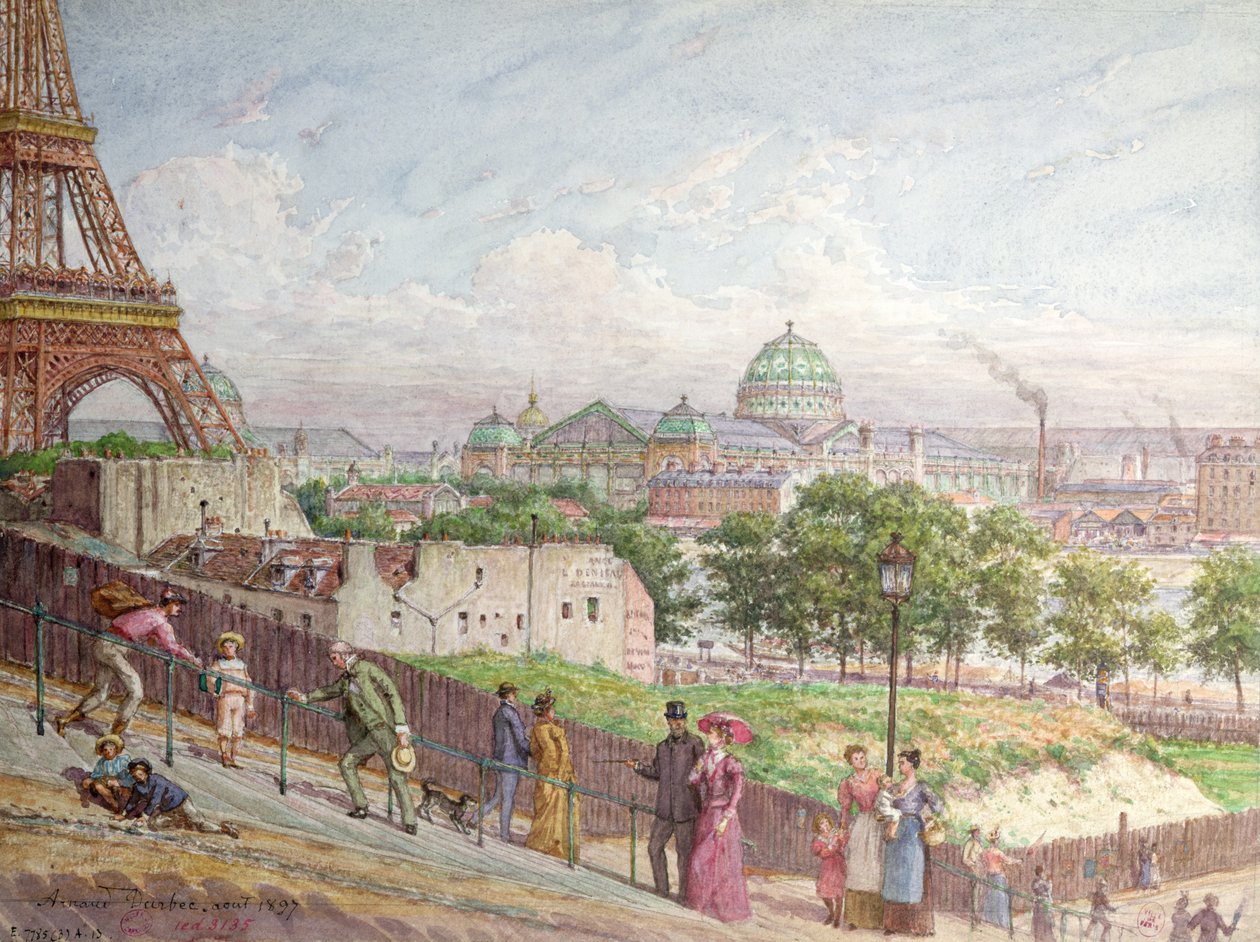 Schody przy rue Alboni, 1897 autorstwa Arnaud Durbec