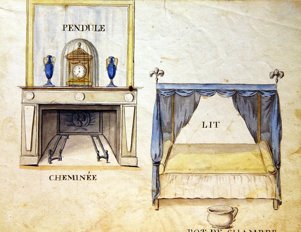 Ilustracje z „Księgi alfabetu francuskiego z 1814 roku”, wyd. autorstwa Charlesa Plante Fine Arts autorstwa Arnaud de Beauregard