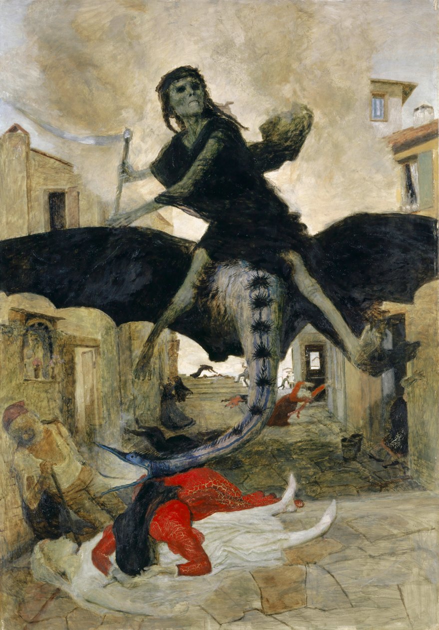 Umrzeć Pest autorstwa Arnold Böcklin