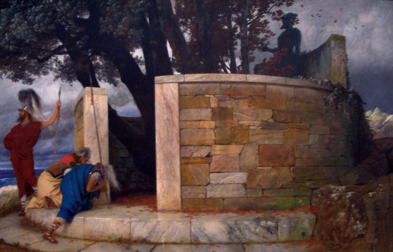 Sanktuarium Herkulesa autorstwa Arnold Böcklin