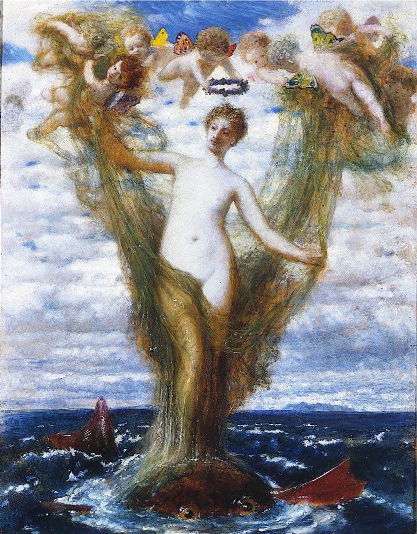 Wenus Anadyomene autorstwa Arnold Böcklin