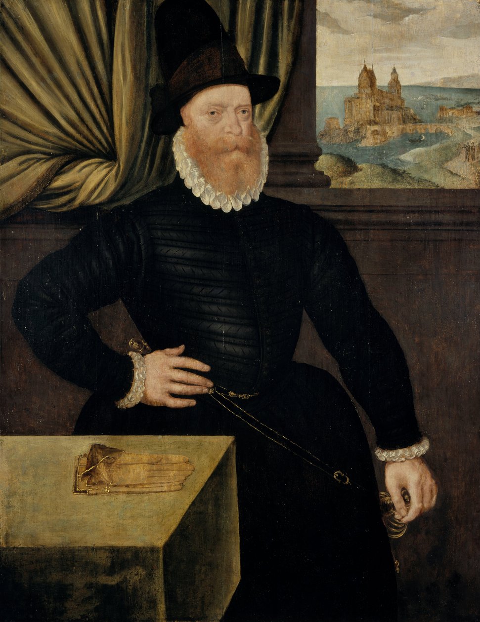 James Douglas, 4. hrabia Morton, około 1516 - 1581. Regent Szkocji autorstwa Arnold Bronckorst