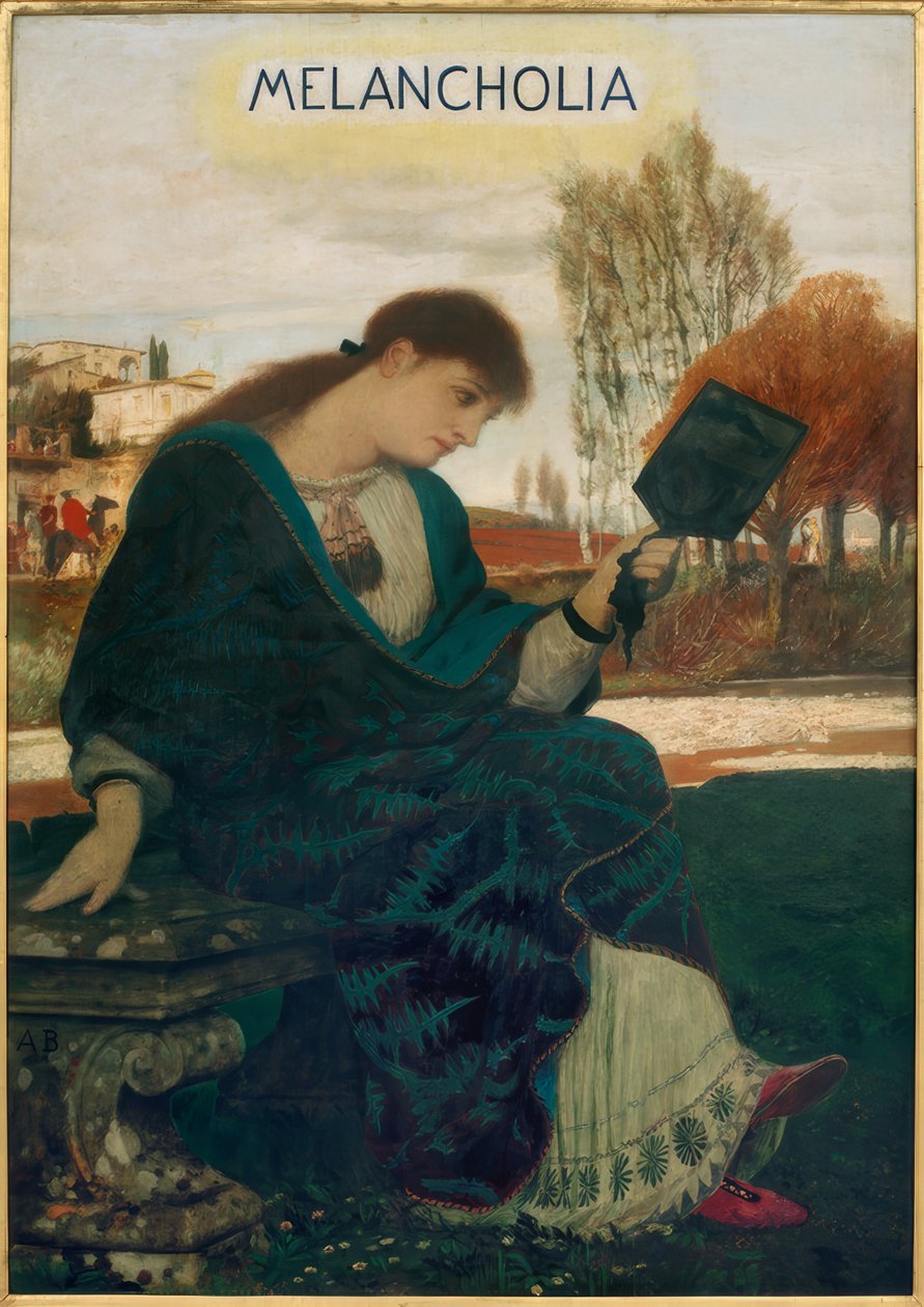 A. Böcklin, Melancholia autorstwa Arnold Böcklin