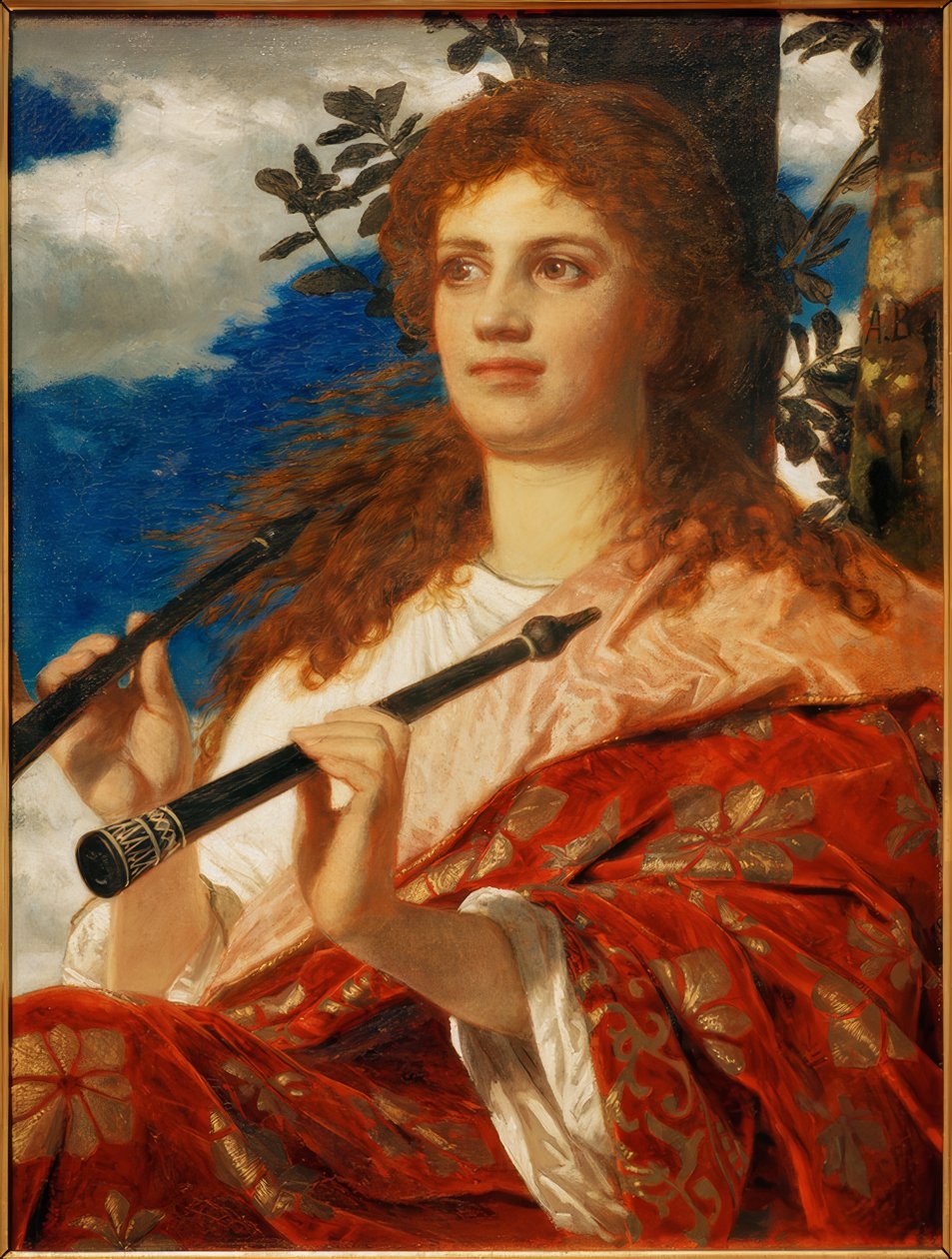 Muza Anakreonu autorstwa Arnold Böcklin