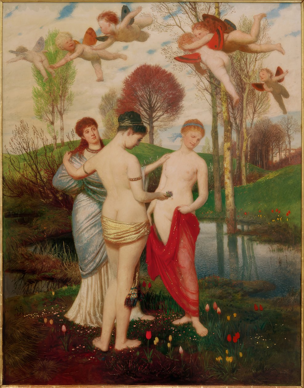 Hymn wiosny autorstwa Arnold Böcklin