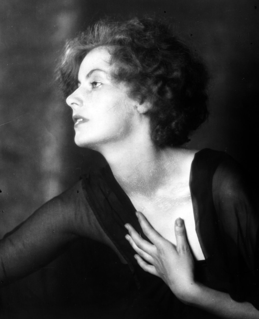 Greta Garbo, 1925 (fot. bw) autorstwa Arnold Genthe