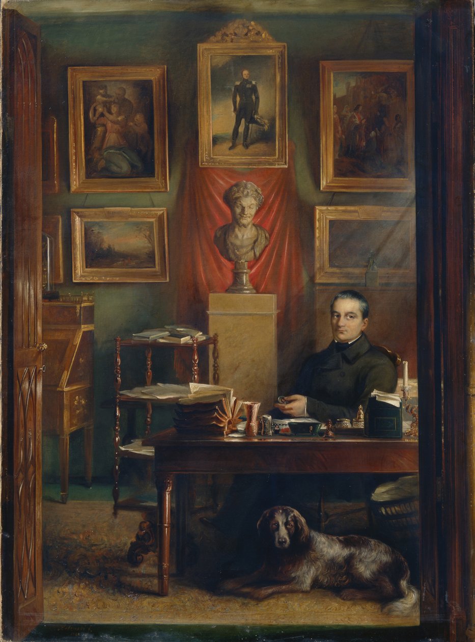 Portret hrabiego Dmitrija Pietrowicza Buturlina 1790-1849, 1851 autorstwa Arnold Abramovich Zelensky