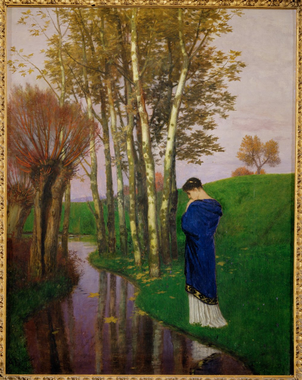 Jesienne przemyślenia - Jesienne przemyślenia ... autorstwa Arnold Böcklin